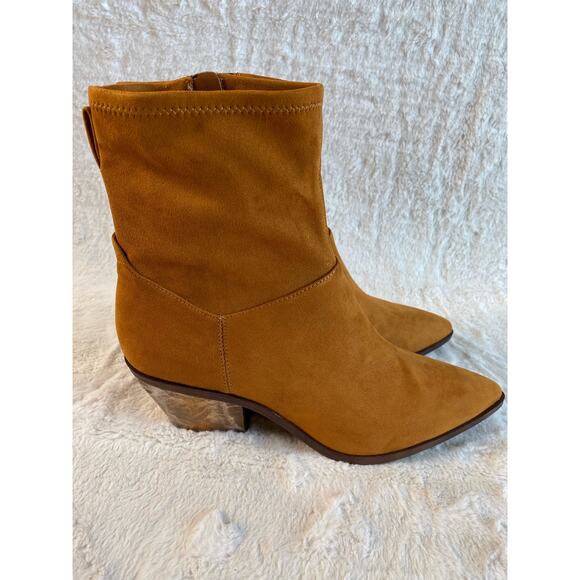 Franco Sarto Sammi Faux Suede Ankle Booties - Picture 3 of 7